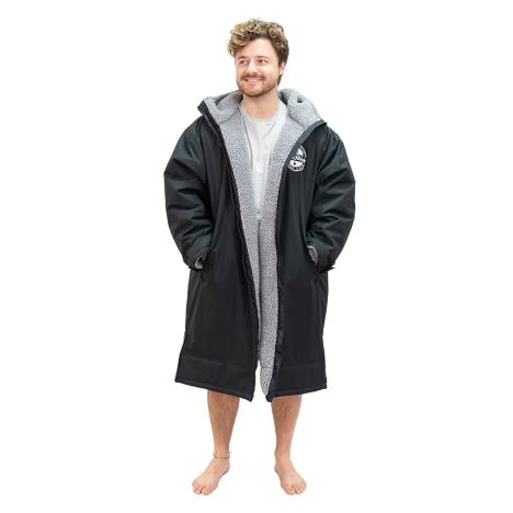 FatStick Weatherproof Fleeced Dry Changing Robe - Black £99.00